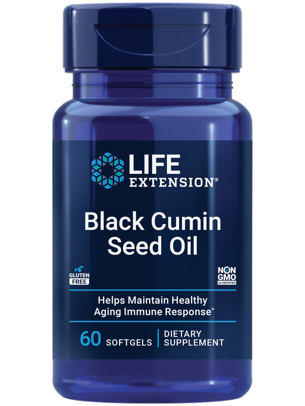 Life Extension Black Cumin Seed Oil – Immune Support & Whole-Body Health, 60 Softgels