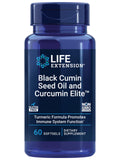Life Extension Black Cumin Seed Oil & Curcumin Elite – Immune Health, High Bioavailability, 60 Softgels