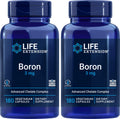 Life Extension Boron 3 mg 180 Caps – Pack of 2 | Bone Health & Immune Support