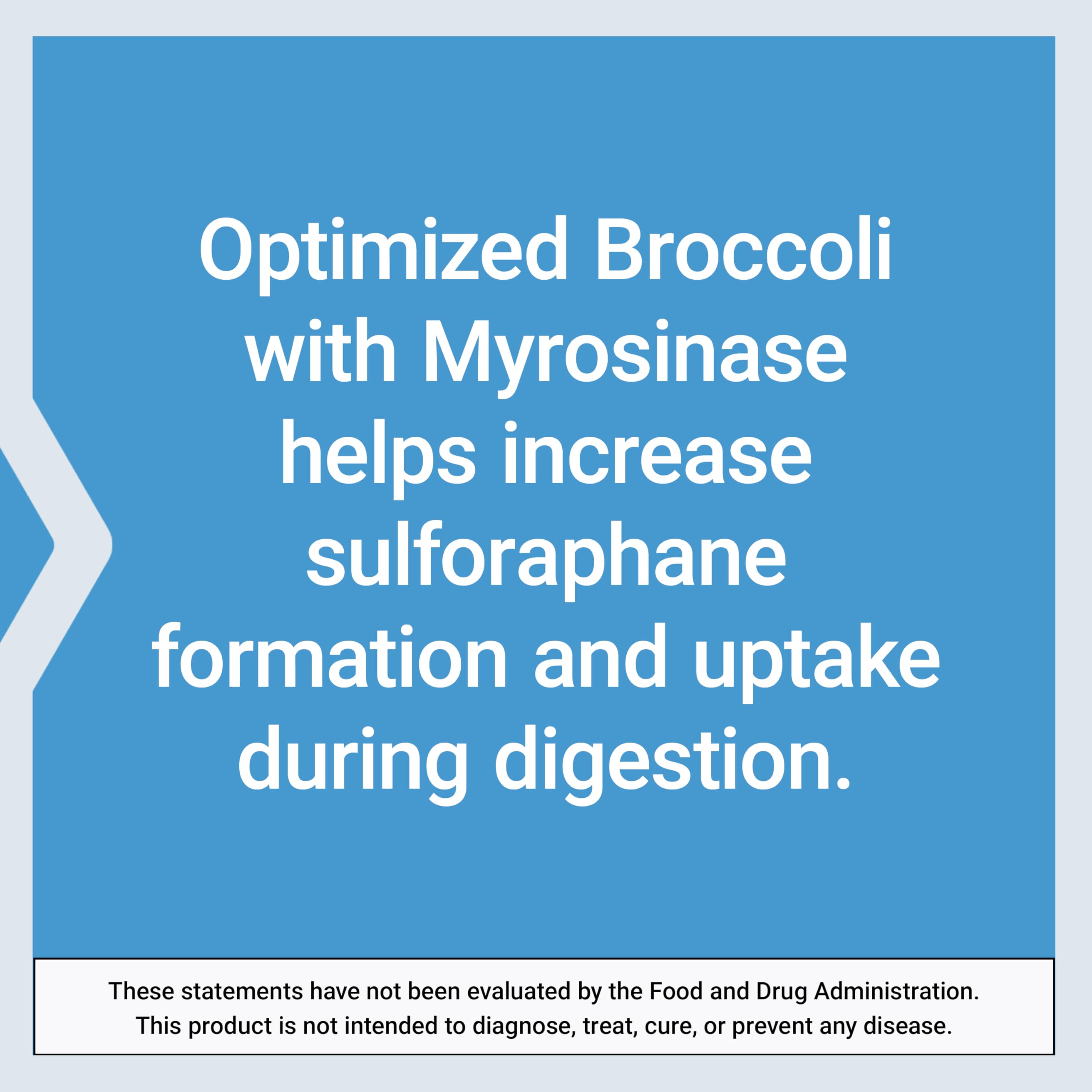 Life Extension Optimized Broccoli with Myrosinase – Once-Daily, Non-GMO
