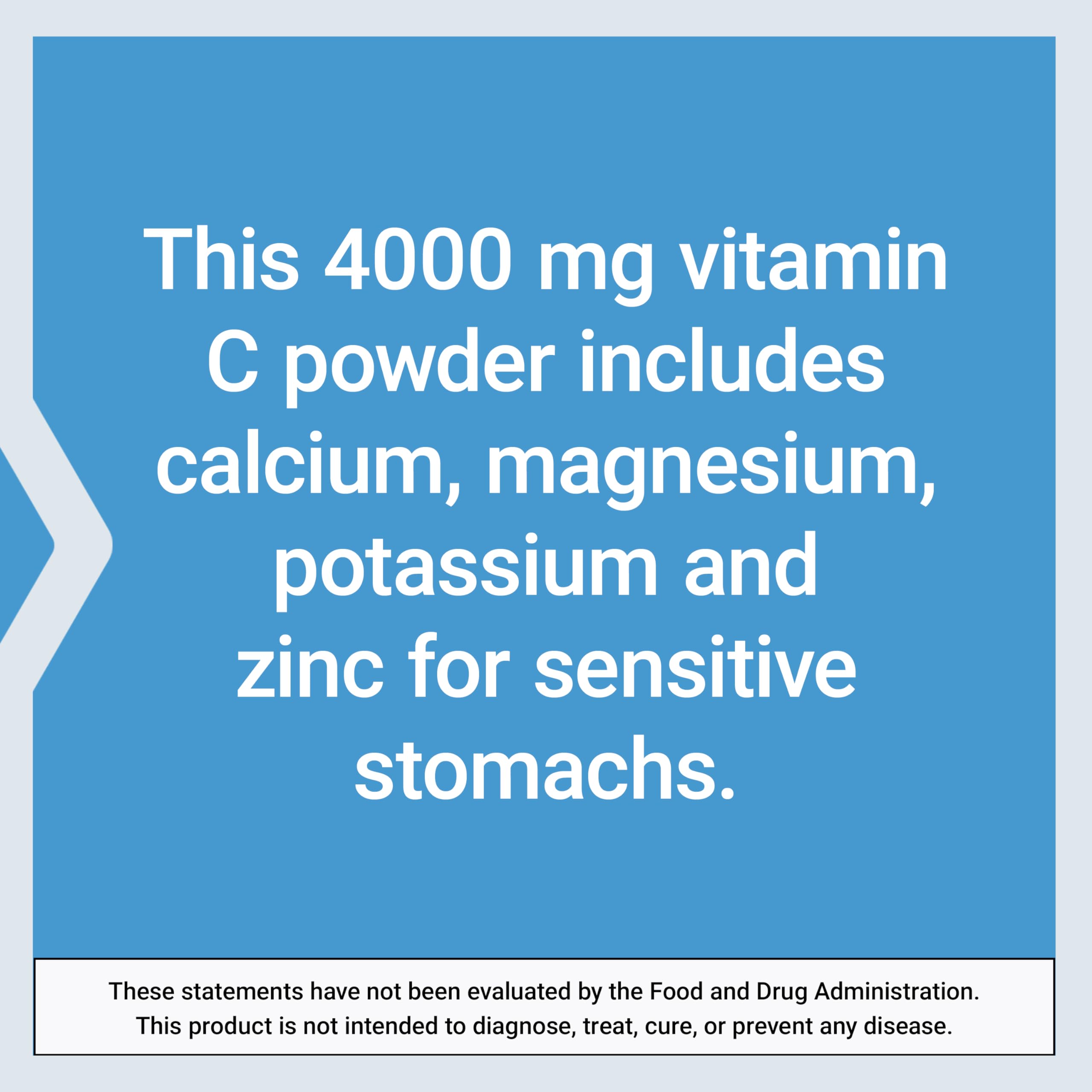 Life Extension Buffered Vitamin C Powder - Gentle on Stomachs, 454 g (84 Servings)