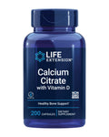 Life Extension Calcium Citrate with Vitamin D – Bone Health (Gluten-Free, Non-GMO)