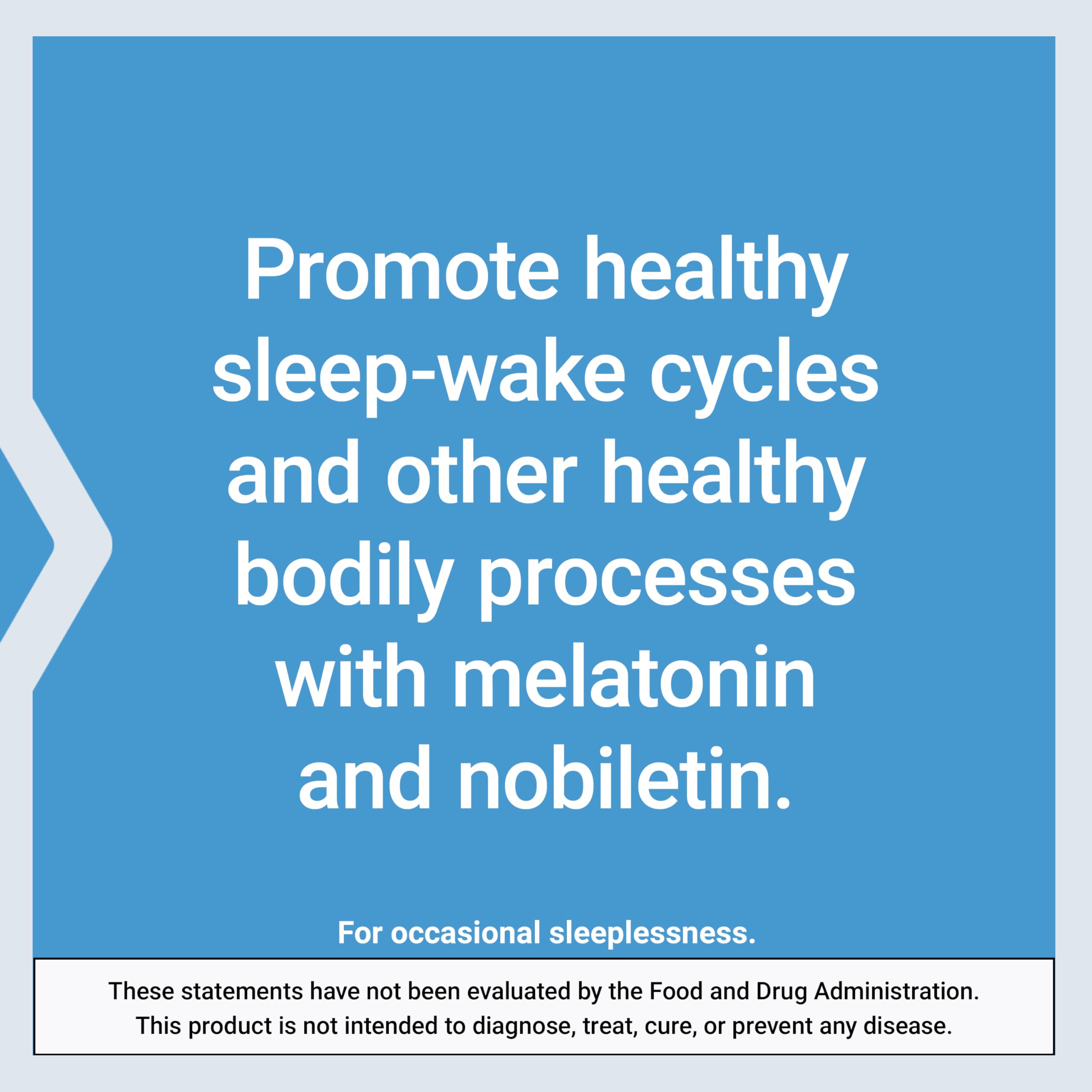 Life Extension Circadian Sleep – Melatonin 1.5 mg with Nobiletin for Sleep Support | Gluten Free, Non-GMO, Vegetarian | 30 Capsules