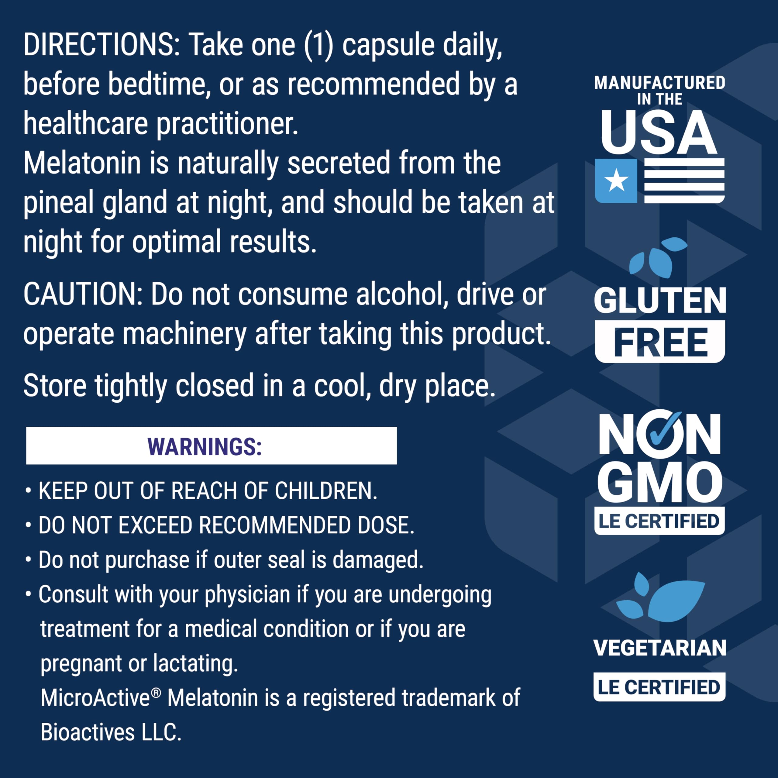 Life Extension Circadian Sleep – Melatonin 1.5 mg with Nobiletin for Sleep Support | Gluten Free, Non-GMO, Vegetarian | 30 Capsules