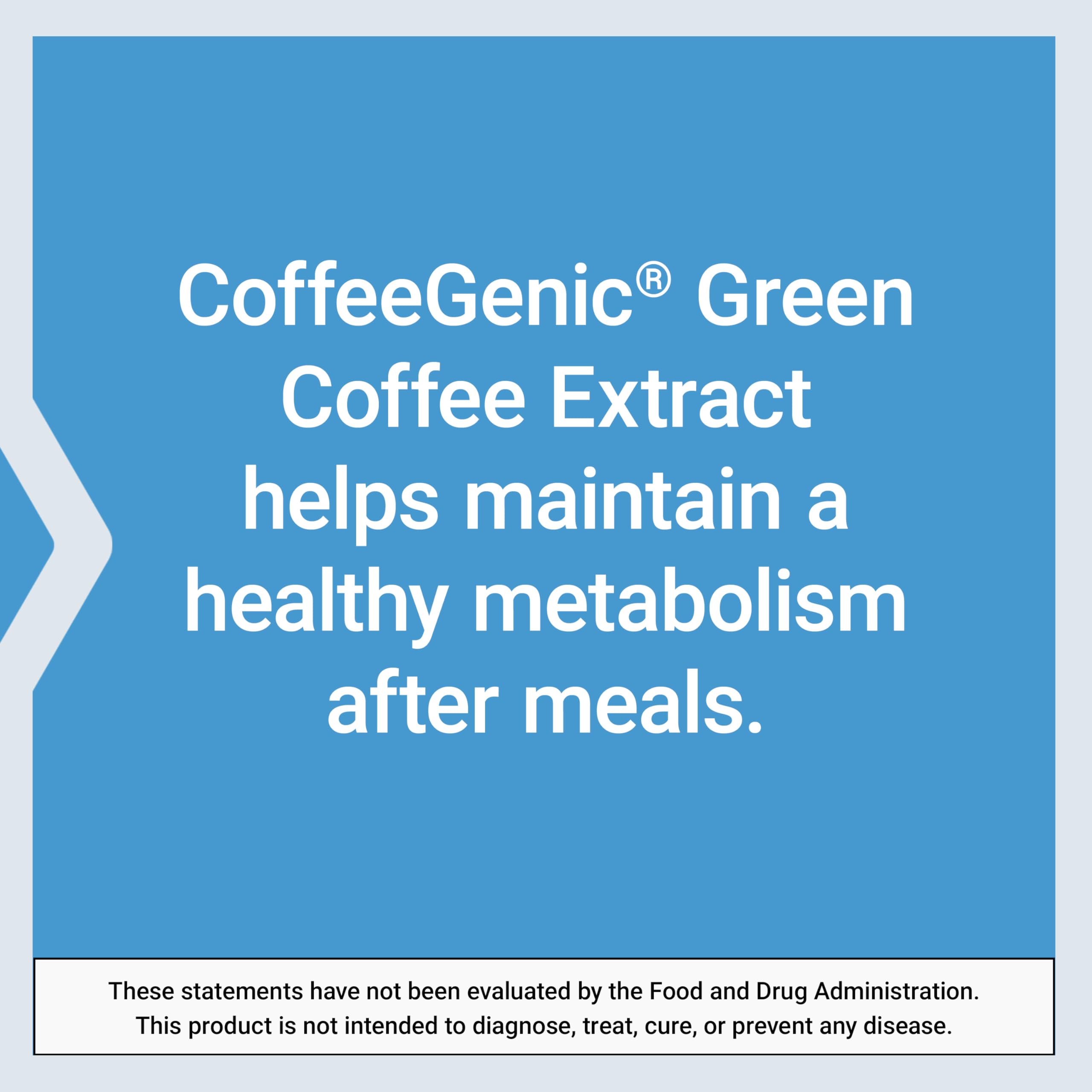 Life Extension CoffeeGenic Green Coffee Extract 50% Chlorogenic Acid — 90 Capsules