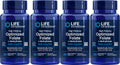 Life Extension High Potency Optimized Folate 8500 mcg DFE – 30 Vegetarian Tablets (Pack of 4)