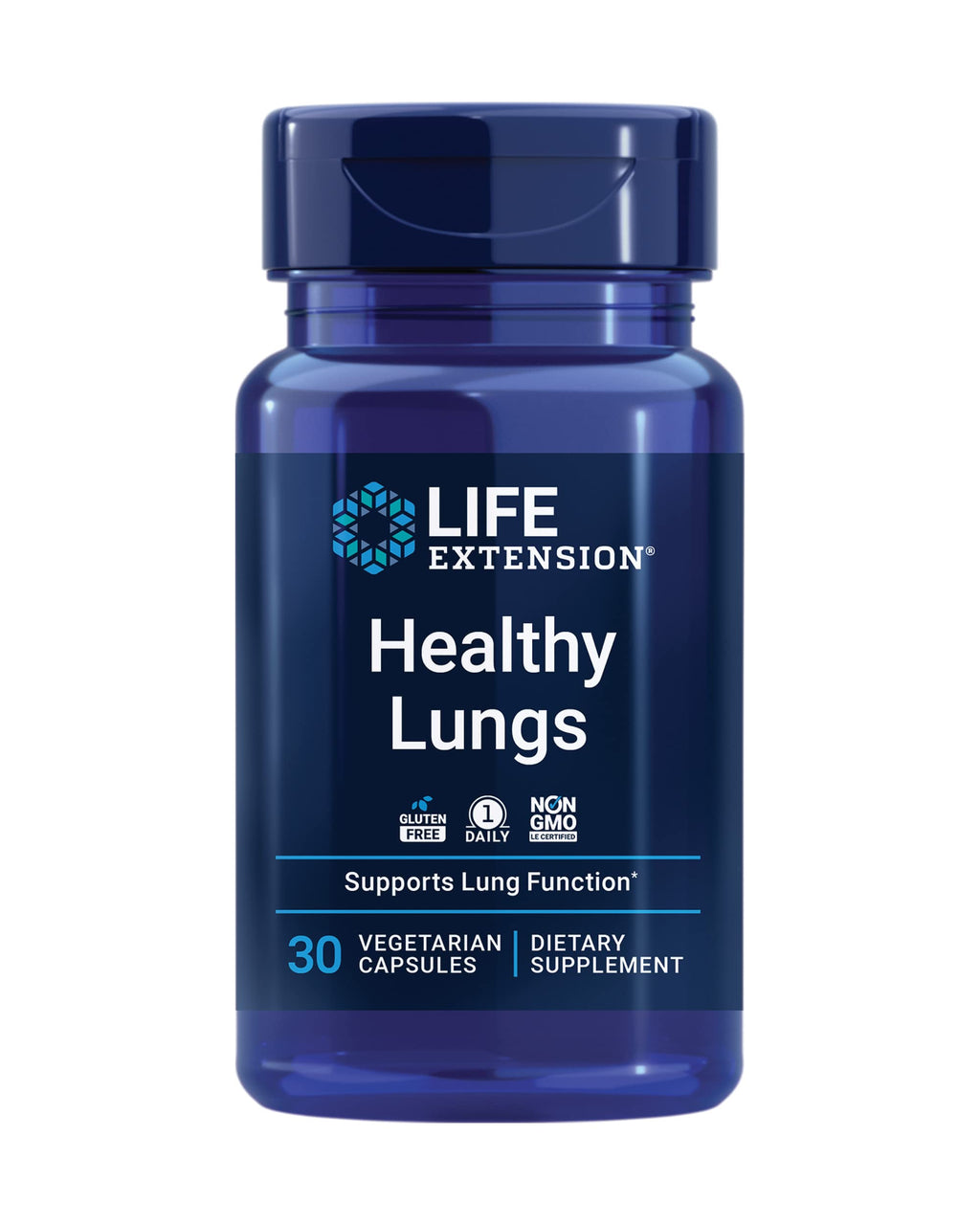 Life Extension Healthy Lungs – Lung Support with Boswellia, Bael & Saffron