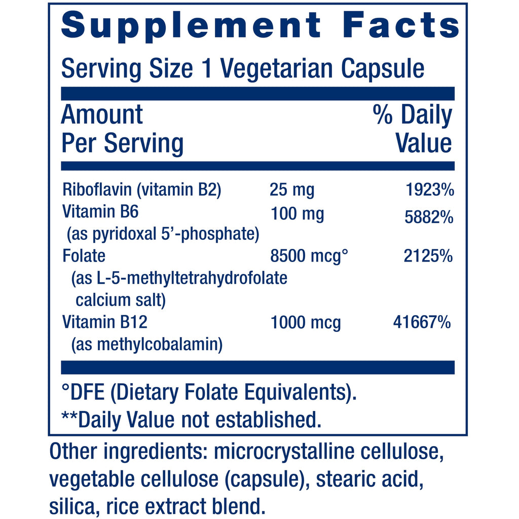 Life Extension Homocysteine Resist Vegetarian Capsules - Heart & Brain Health Support | 60 Count