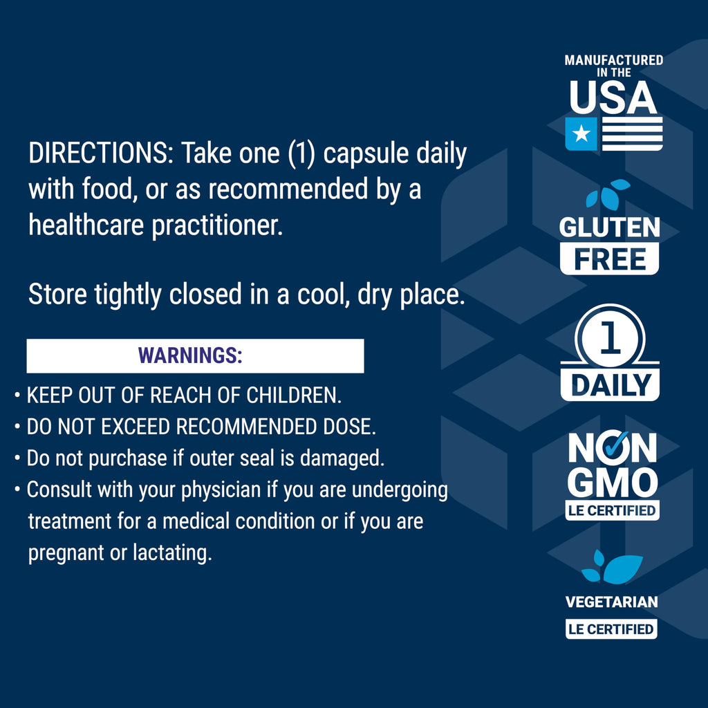 Life Extension Homocysteine Resist Vegetarian Capsules - Heart & Brain Health Support | 60 Count