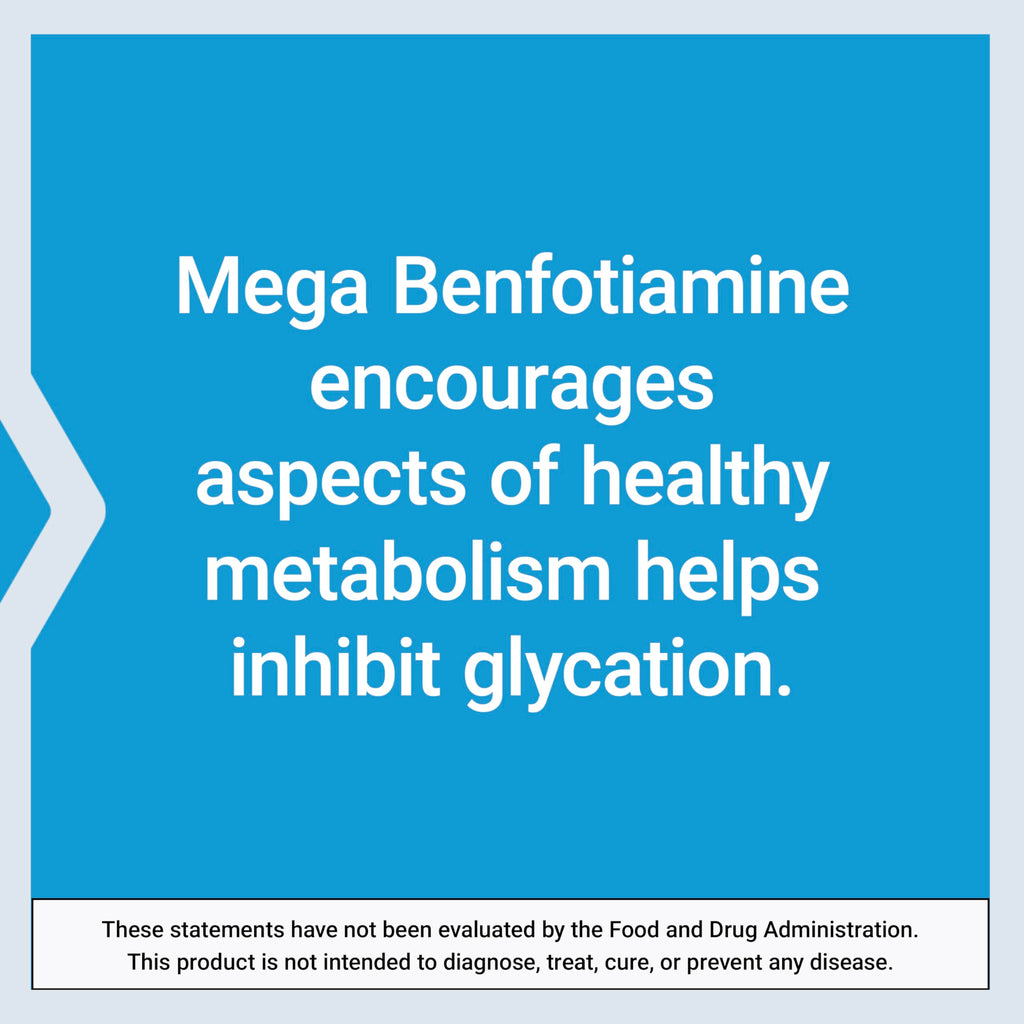 Life Extension Mega Benfotiamine 250 mg | Fat-Soluble Vitamin B1, 120 Capsules