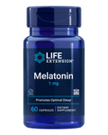 Life Extension Melatonin 1 mg - Restful Sleep, Immune Support, and Hormone Balance | Gluten-Free, Non-GMO - 60 Capsules