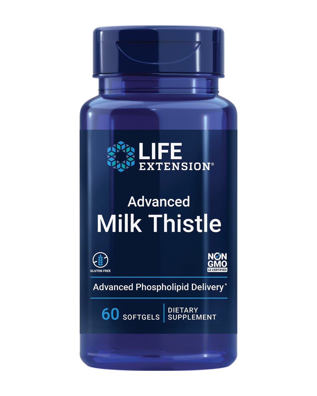 Life Extension Advanced Milk Thistle – Liver Health Support, 60 Softgels | Gluten-Free, Non-GMO
