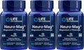 Life Extension Neuro-mag Magnesium L-threonate, 90 Count (Pack of 3)