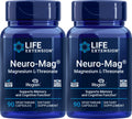 Life Extension Neuro-mag Magnesium L-threonate, 90 Count (2 Pack) – Brain Support & Focus