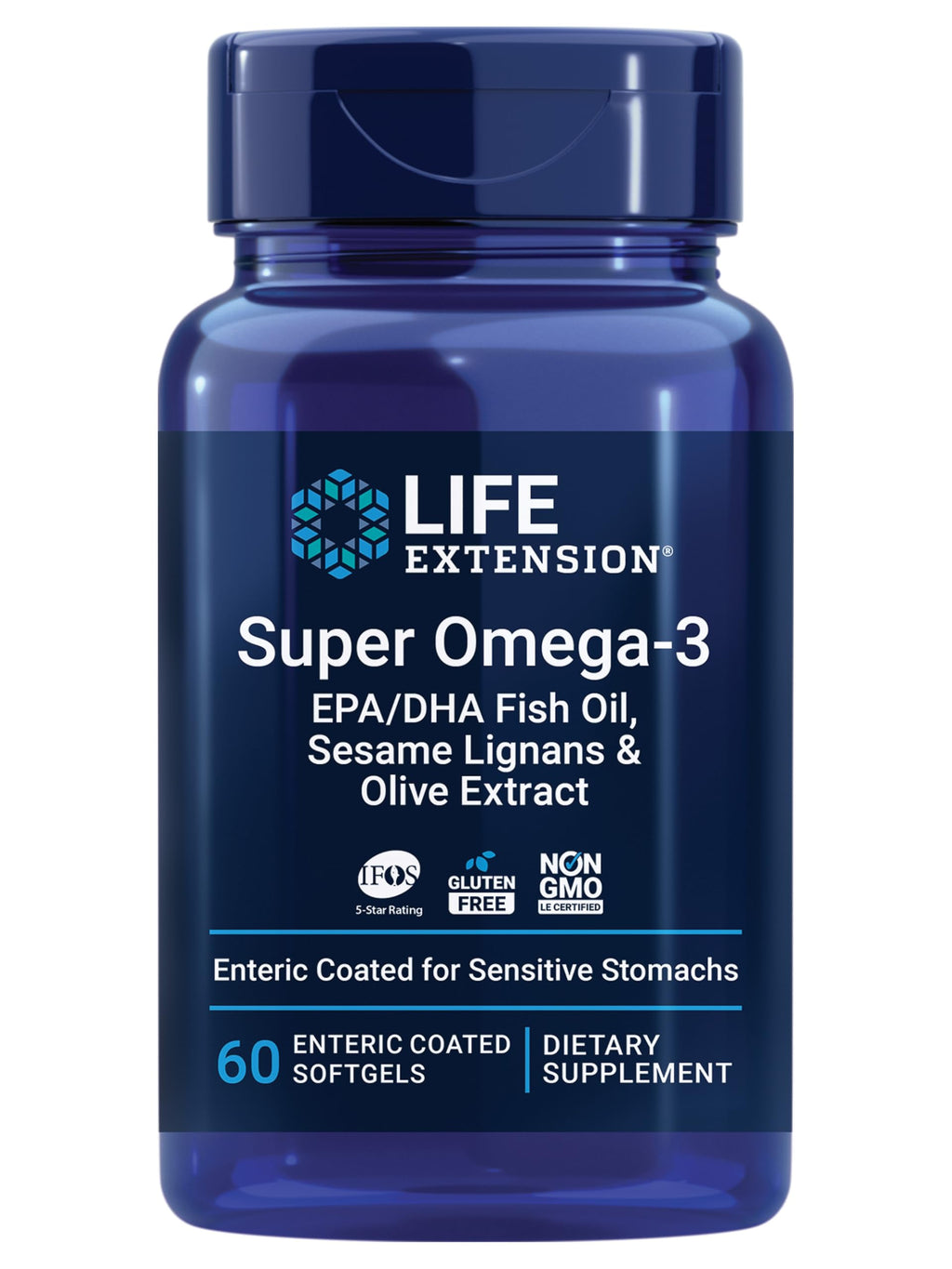 Life Extension Super Omega-3 EPA/DHA with Olive Extract & Sesame Lignans