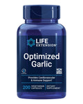 Life Extension Optimized Garlic - Heart Health, Immune Support, 200 Capsules