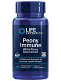 Peony Immune by Life Extension – White Peony Root Immune Support, Gluten-Free, Non-GMO, 60 Capsules