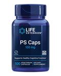 Life Extension PS Caps, phosphatidylserine, for Cognitive Performance, Gluten-Free, Non-GMO, Vegetarian, 100 Capsules