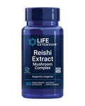 Life Extension Reishi Extract Mushroom Complex - Immune Support | Gluten-Free, Non-GMO, Vegetarian - 60 Capsules