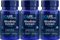 Life Extension Rhodiola Extract, 60 Vegetarian Capsules (Pack of 3) – 250 mg, 3% Rosavins