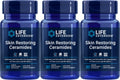 Life Extension Skin Restoring Ceramides – 3-Pack, 30 Liquid Vegetarian Capsules