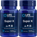 Life Extension Super K, 90 Softgels (Pack of 2) – Triple Vitamin K Formula