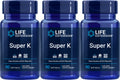 Life Extension Super K, 90 Softgels (Pack of 3) – Vitamin K1, MK-4 & MK-7 for Bone & Heart Health