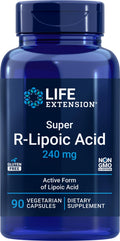 Life Extension Super R-Lipoic Acid 240 mg | 90 Vegetarian Capsules