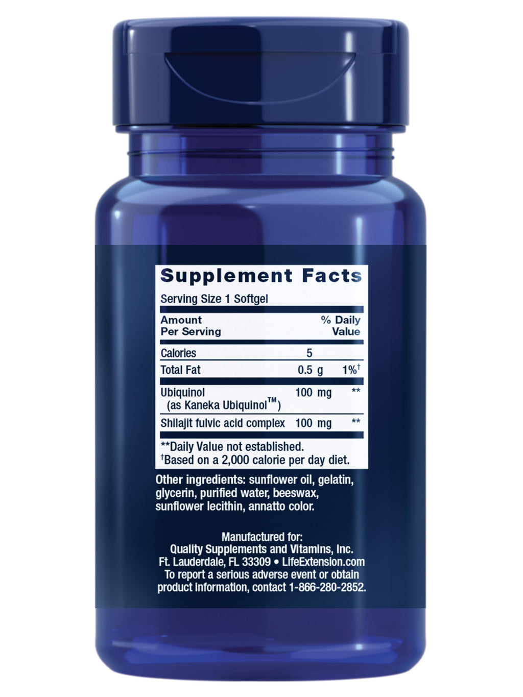 Life Extension Super Ubiquinol CoQ10 – Enhanced Mitochondrial Support (100 mg), 30 Softgels