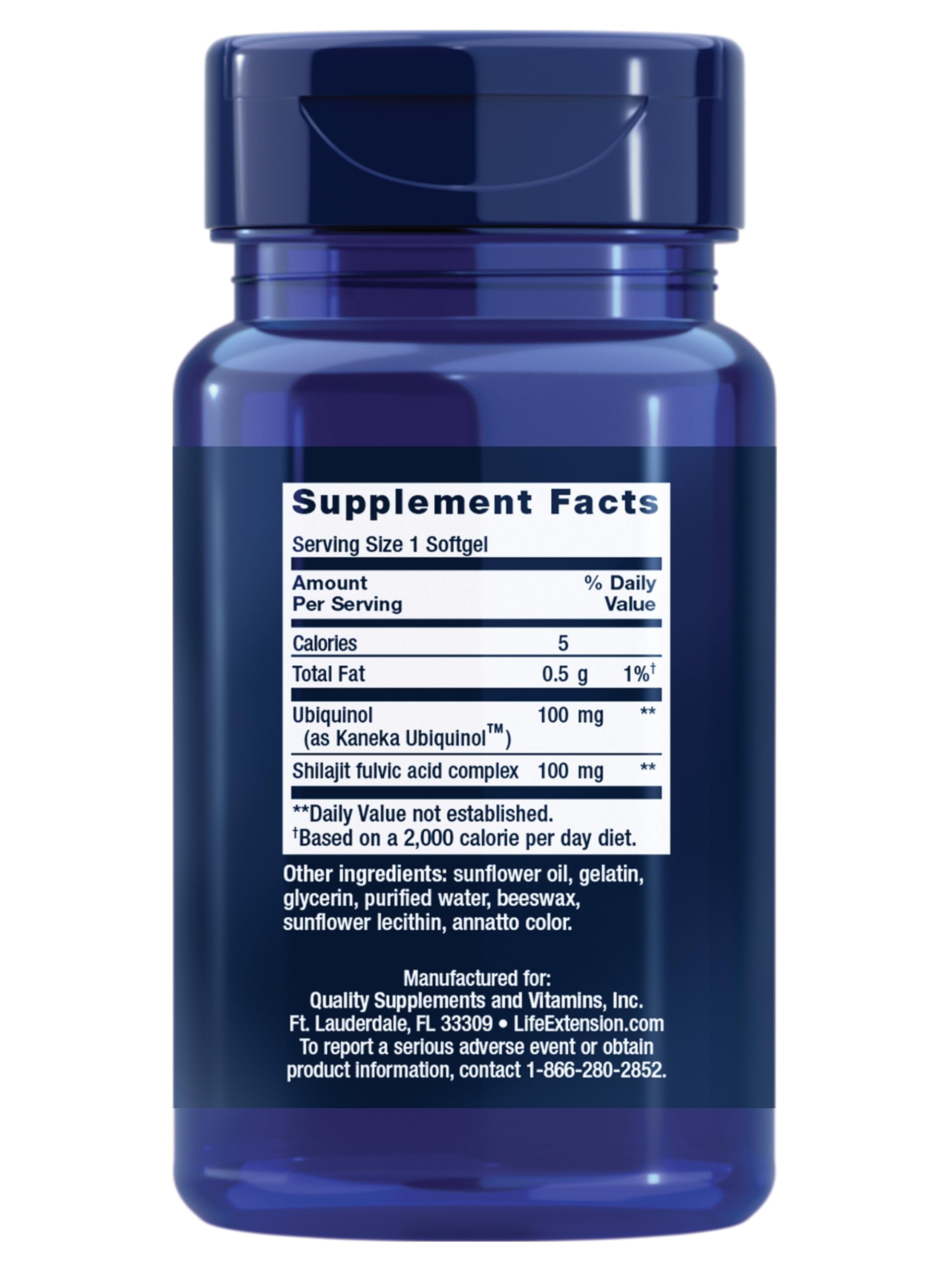 Life Extension Super Ubiquinol CoQ10 – Enhanced Mitochondrial Support (100 mg), 30 Softgels