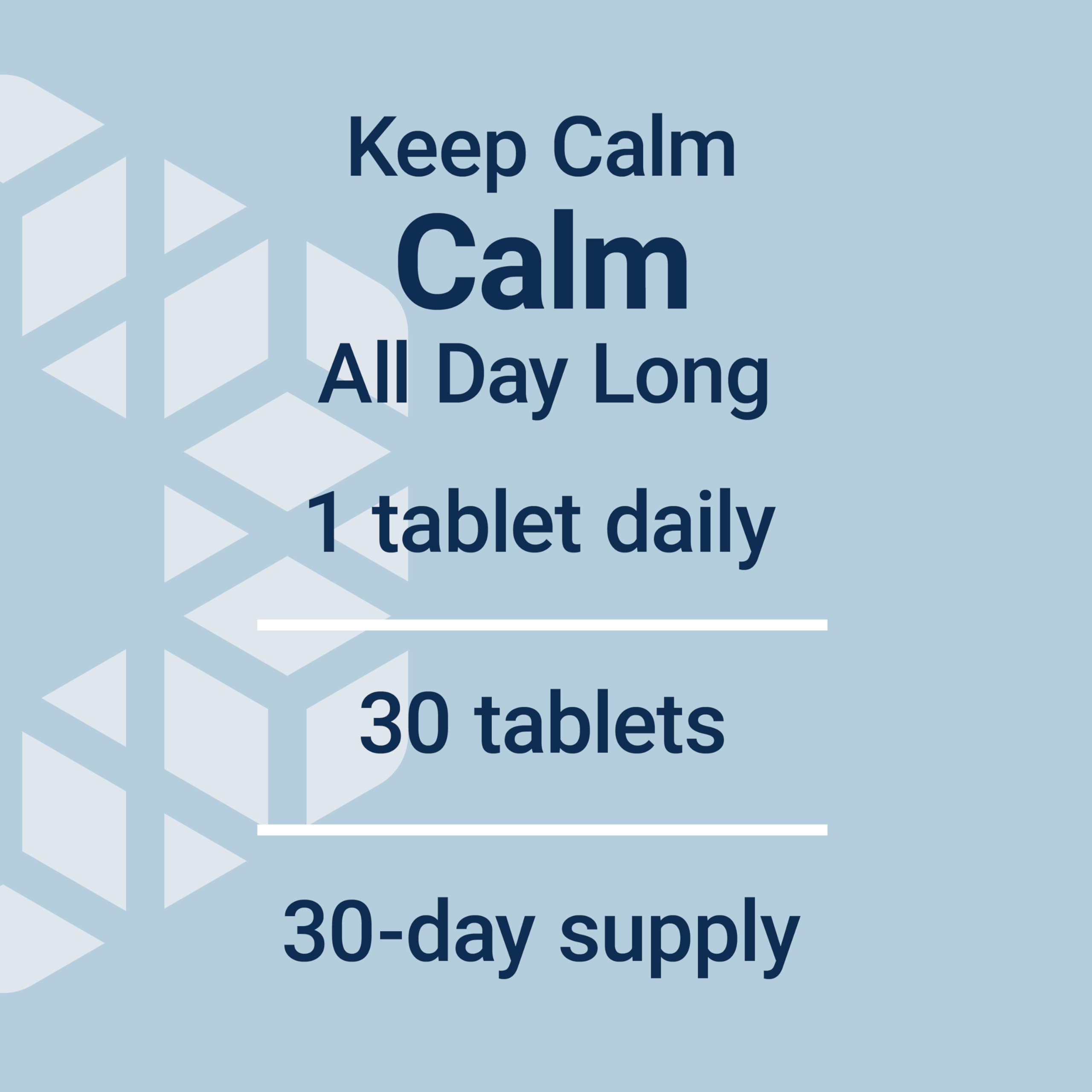 Life Extension Theanine XR Stress Relief – L-Theanine 30 Tablets | Calm, Wakeful Relaxation