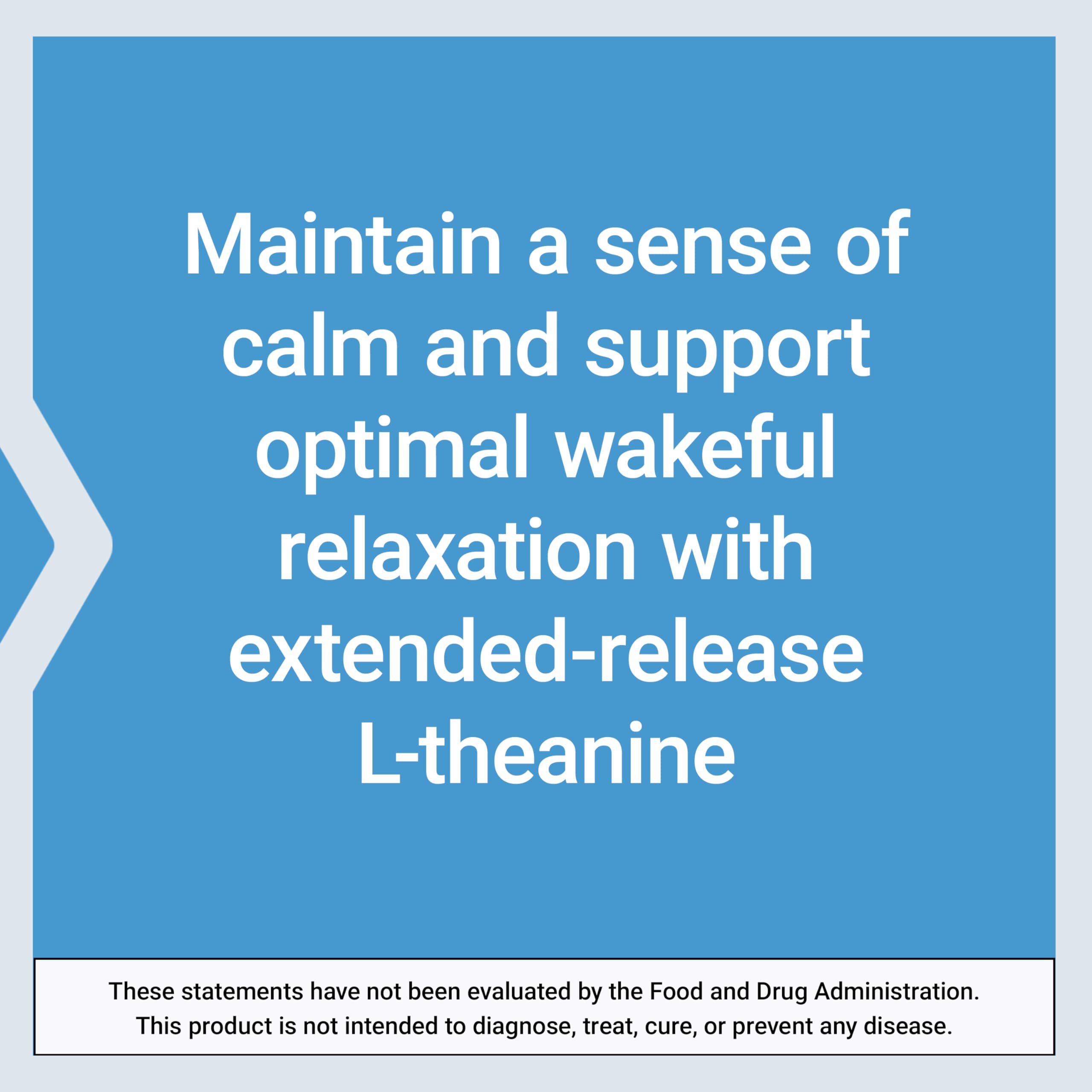 Life Extension Theanine XR Stress Relief – L-Theanine 30 Tablets | Calm, Wakeful Relaxation