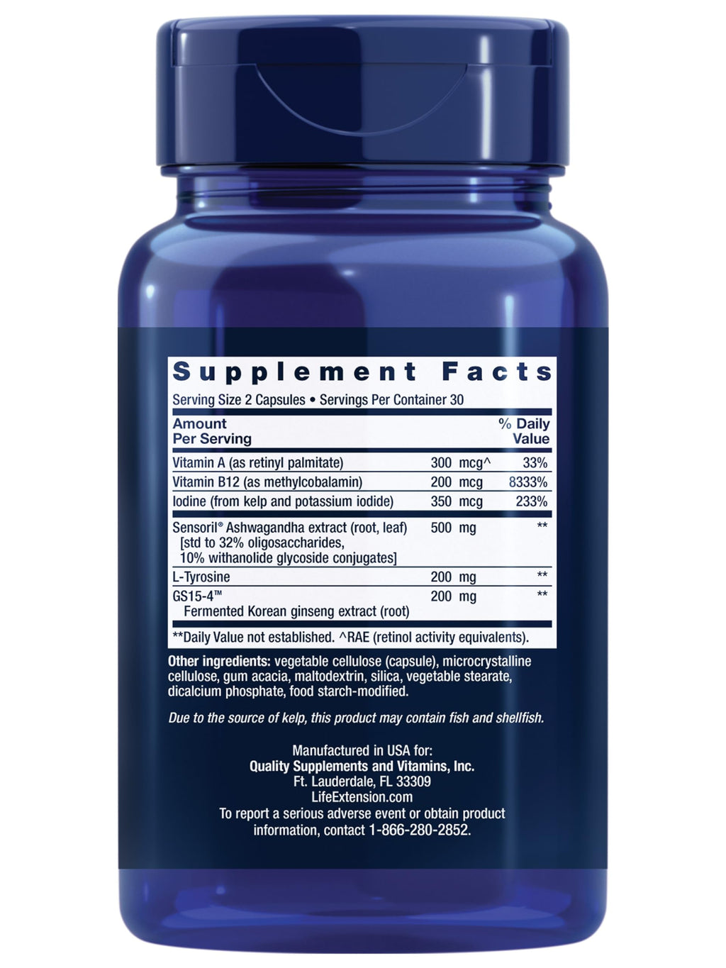 Life Extension Thyroid Support Complex – Thyroid Health Supplement (60 Capsules)