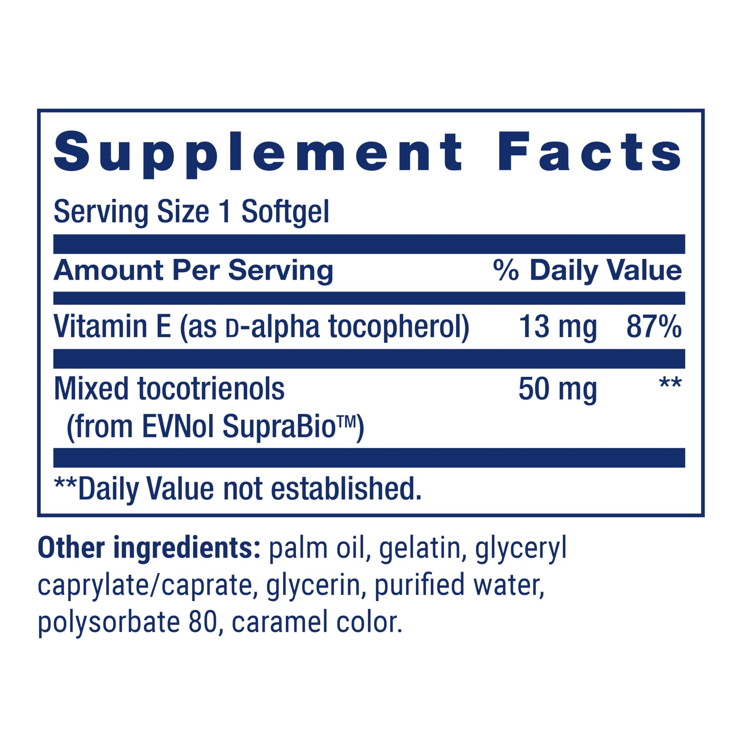 Life Extension Super Absorbable Tocotrienols – Hair Growth & Brain Support, 60 Softgels | Gluten-Free, Non-GMO