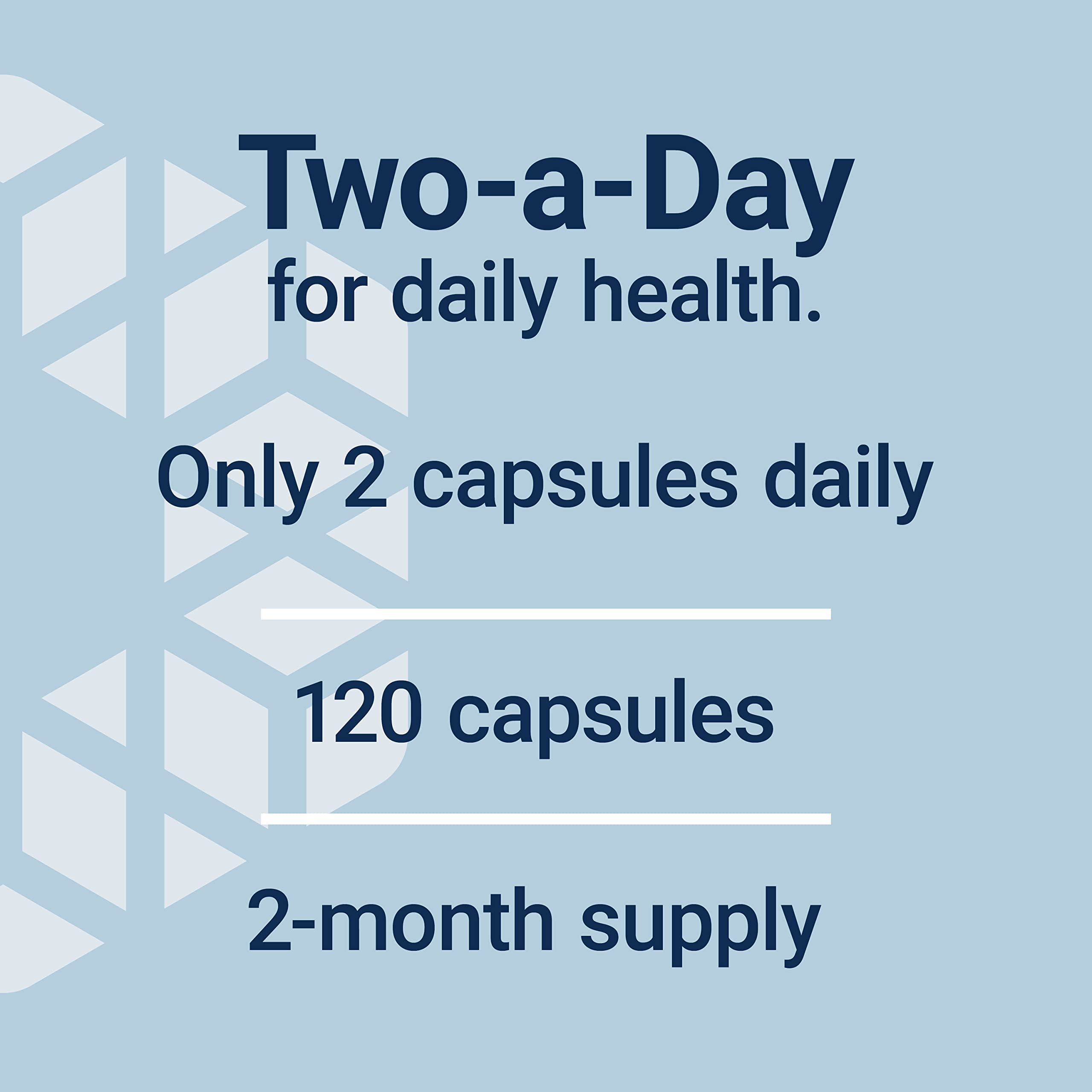 Life Extension Two-Per-Day Multivitamin – 120 Capsules, Non-GMO, Gluten-Free, Two-Month Supply