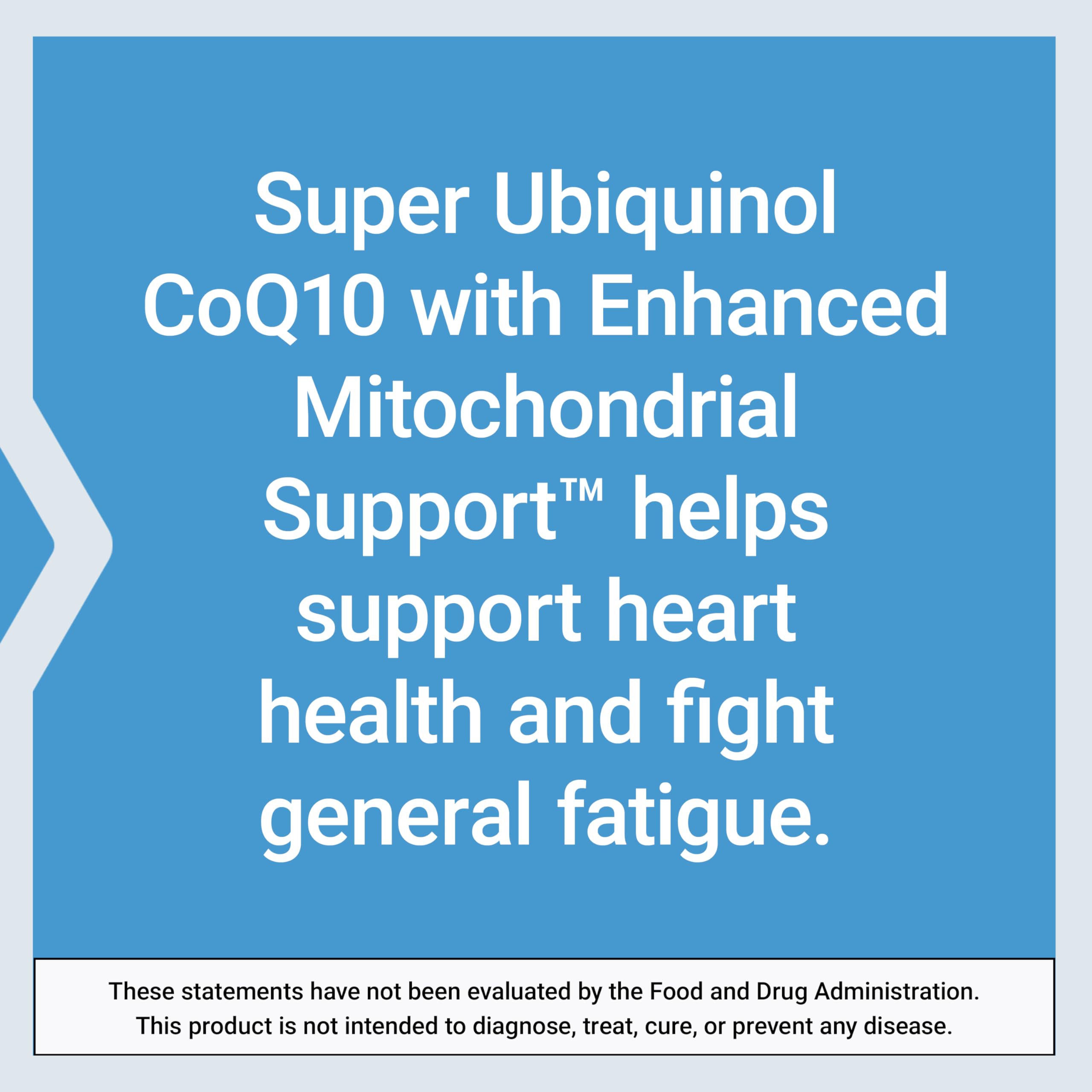 Life Extension Super Ubiquinol CoQ10 – Enhanced Mitochondrial Support (100 mg), 30 Softgels