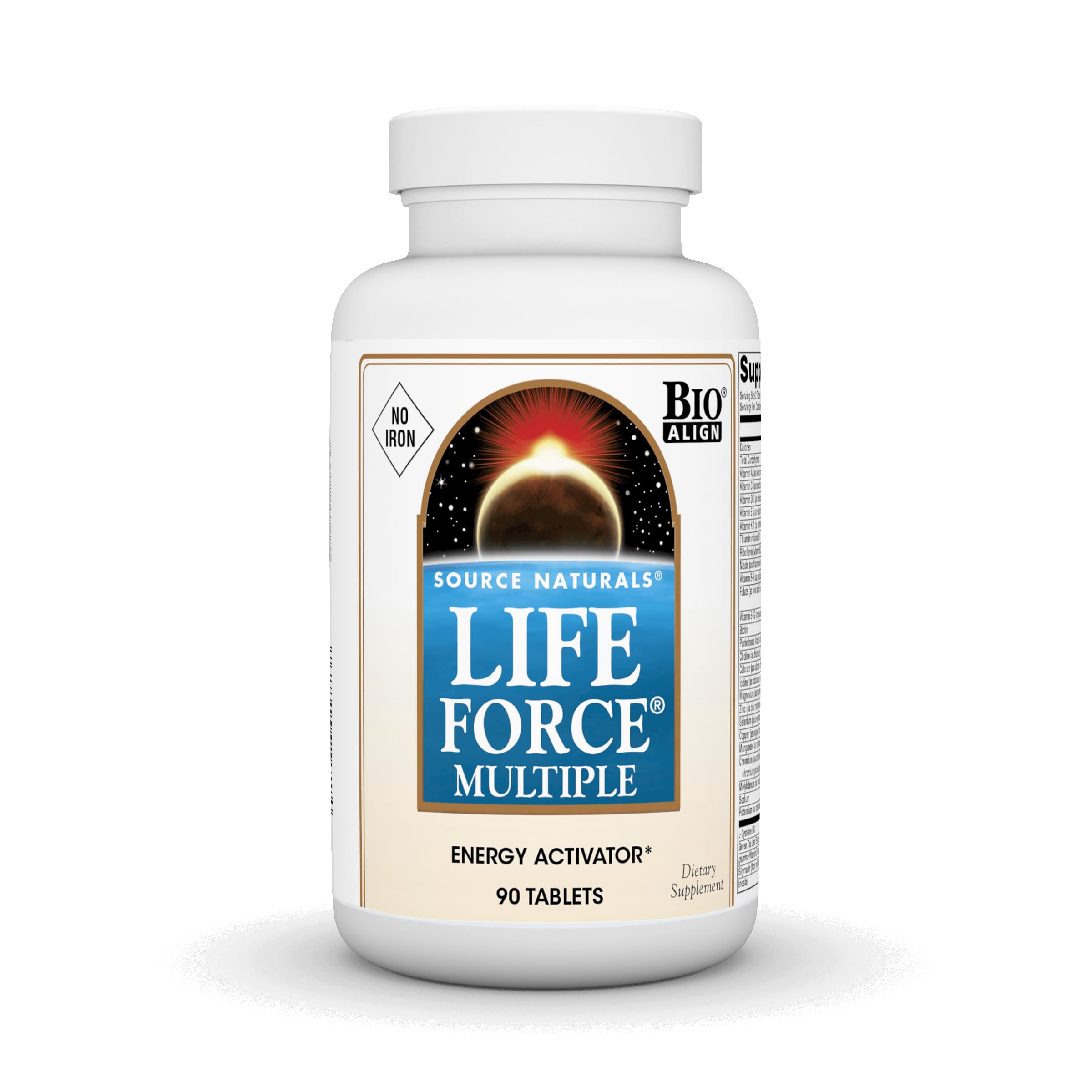 Source Naturals Life Force Multiple No Iron – Energy Activator (90 tablets)