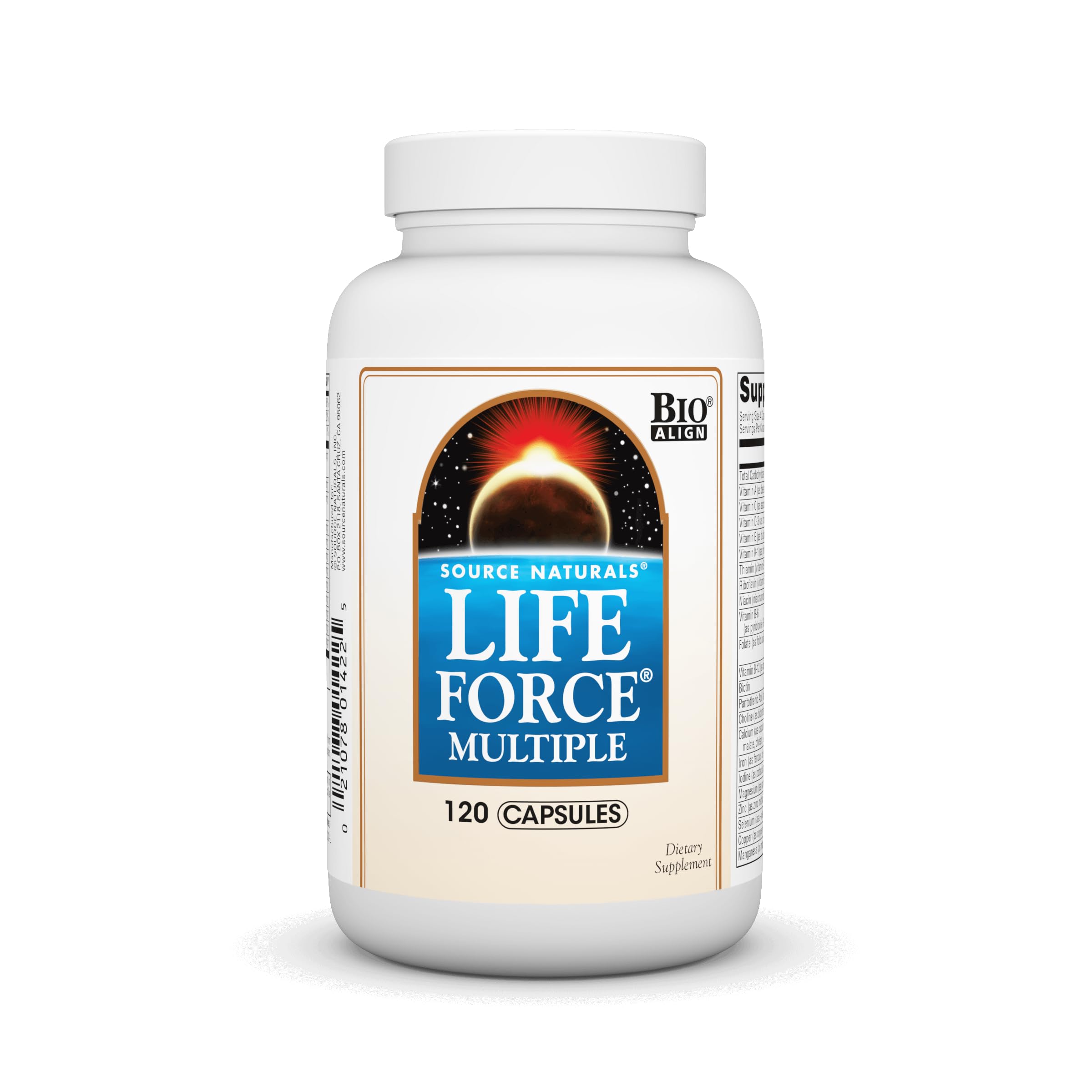 Source Naturals Life Force Multivitamin – High Potency Daily Multivitamin | Energy & Immune Support, 120 Capsules