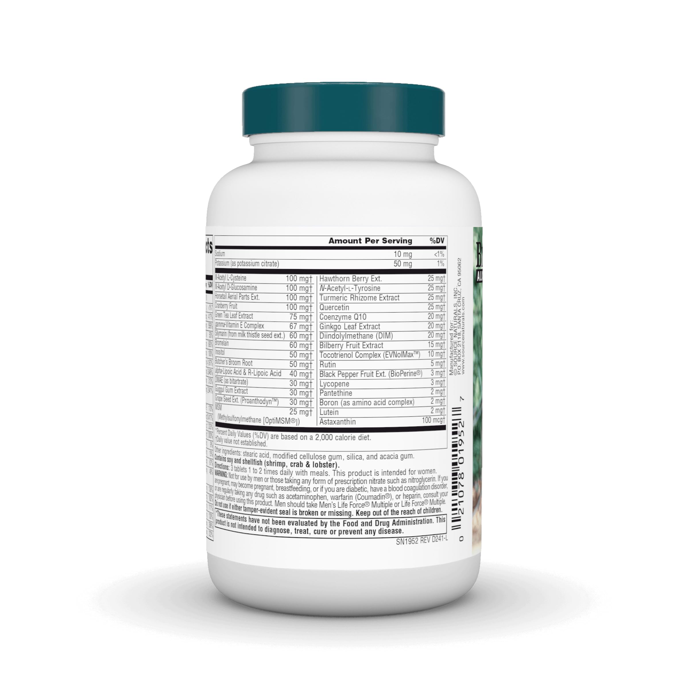 Source Naturals Women's Life Force Iron Free Multivitamin - 90 Tablets