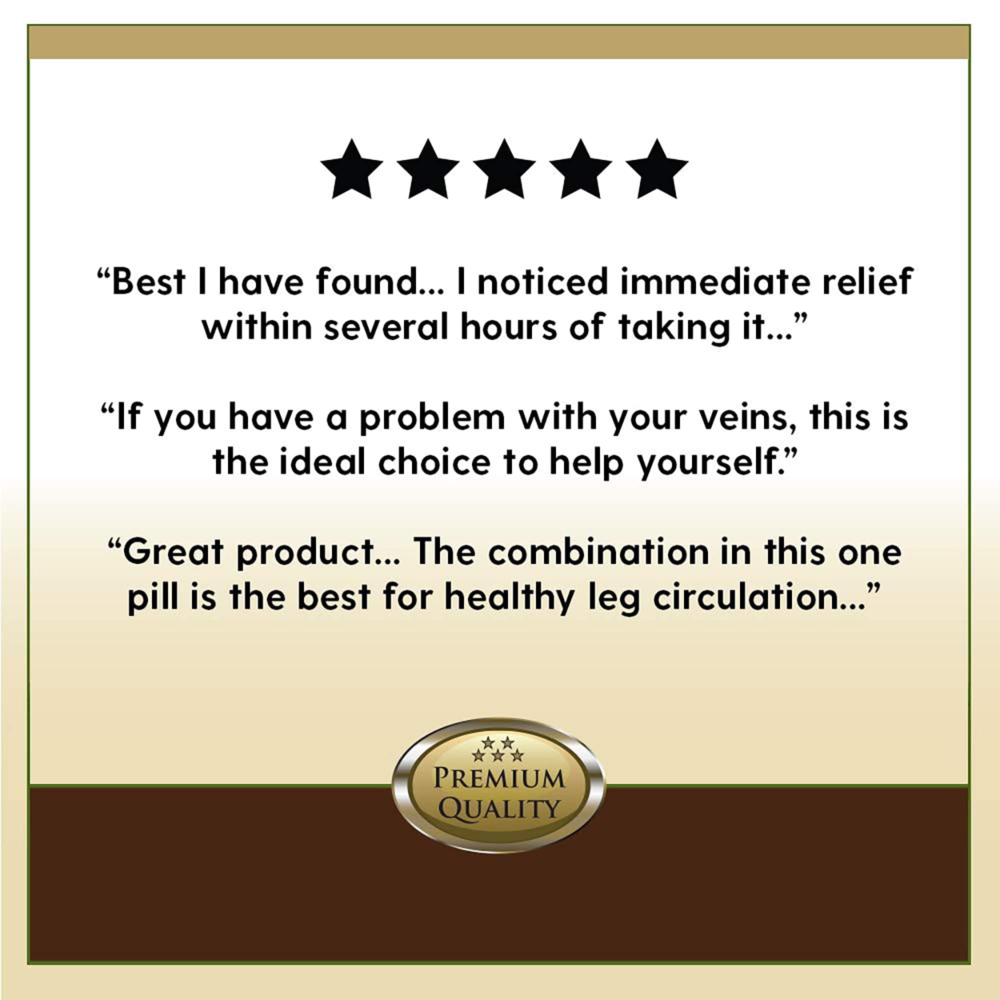 LifeTime Vein Support Diosmin Complex - 450 mg Diosmin, Horse Chestnut & Butcher's Broom, 60 Caps