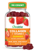 Lifeable Collagen Peptides Gummies 100mg Vitamin C – 90 Gummies