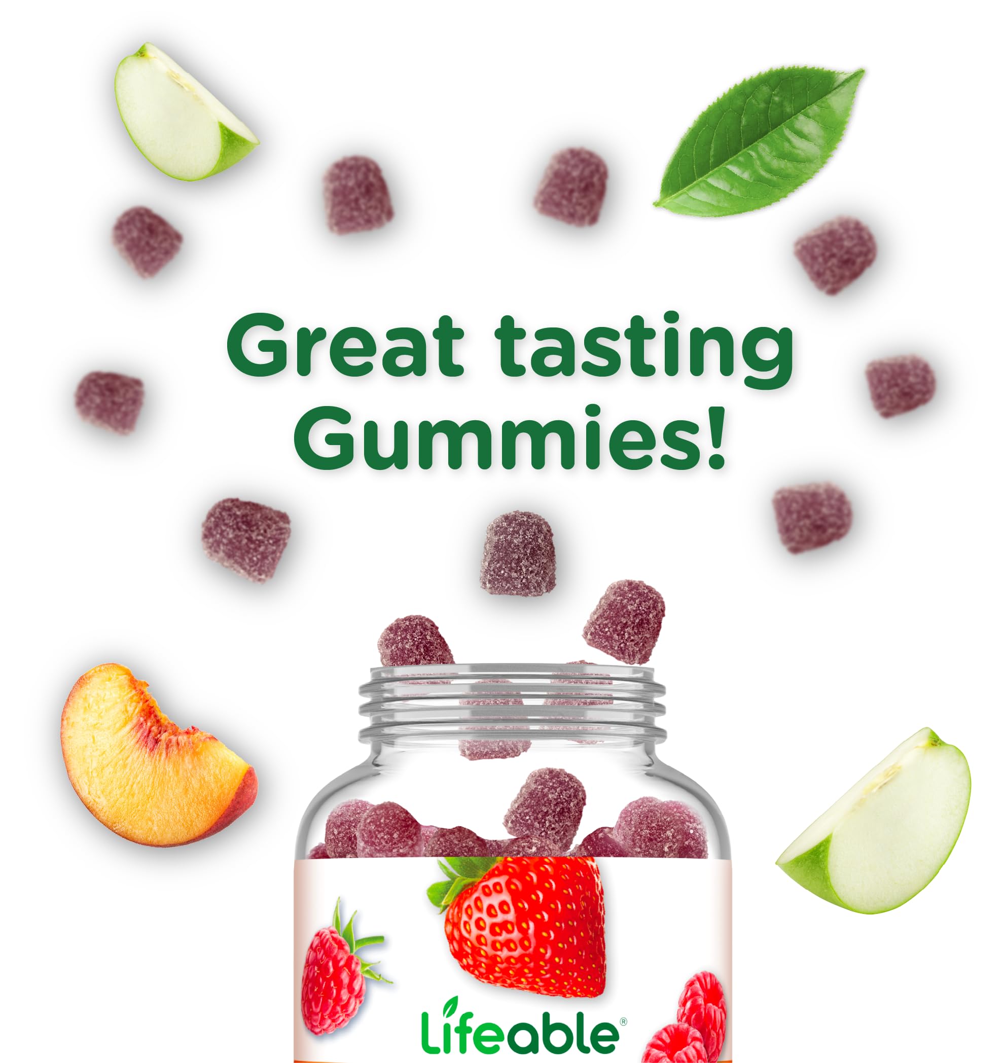 Lifeable Vitamin E Gummies 400 IU – 90 Gummies | Skin, Eye Health & Immune Support