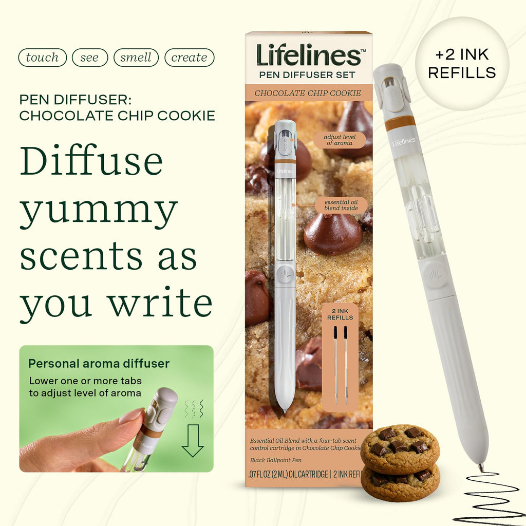 Lifelines Pen Diffuser Set – Chocolate Chip Cookie Aromatherapy Pen