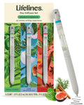 Lifelines Pen Diffuser Set – Aromatic Embrace 3-Pack | 1mm Black Ballpoint Pens