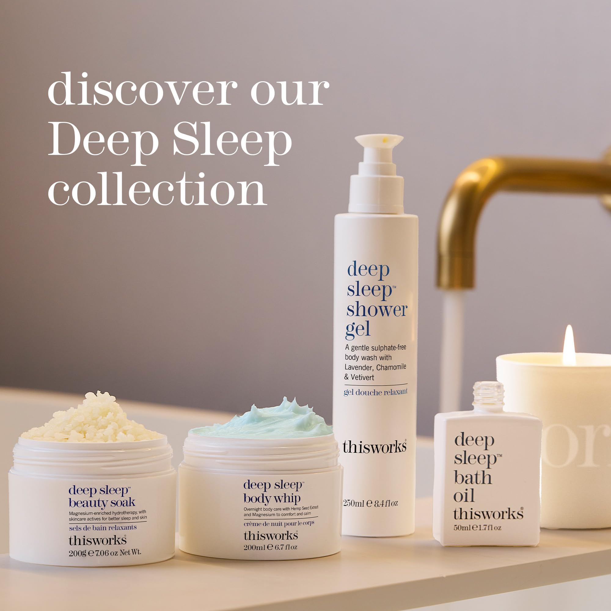 This Works Deep Sleep Pillow Talk Set – Lavender & Vetivert Duo