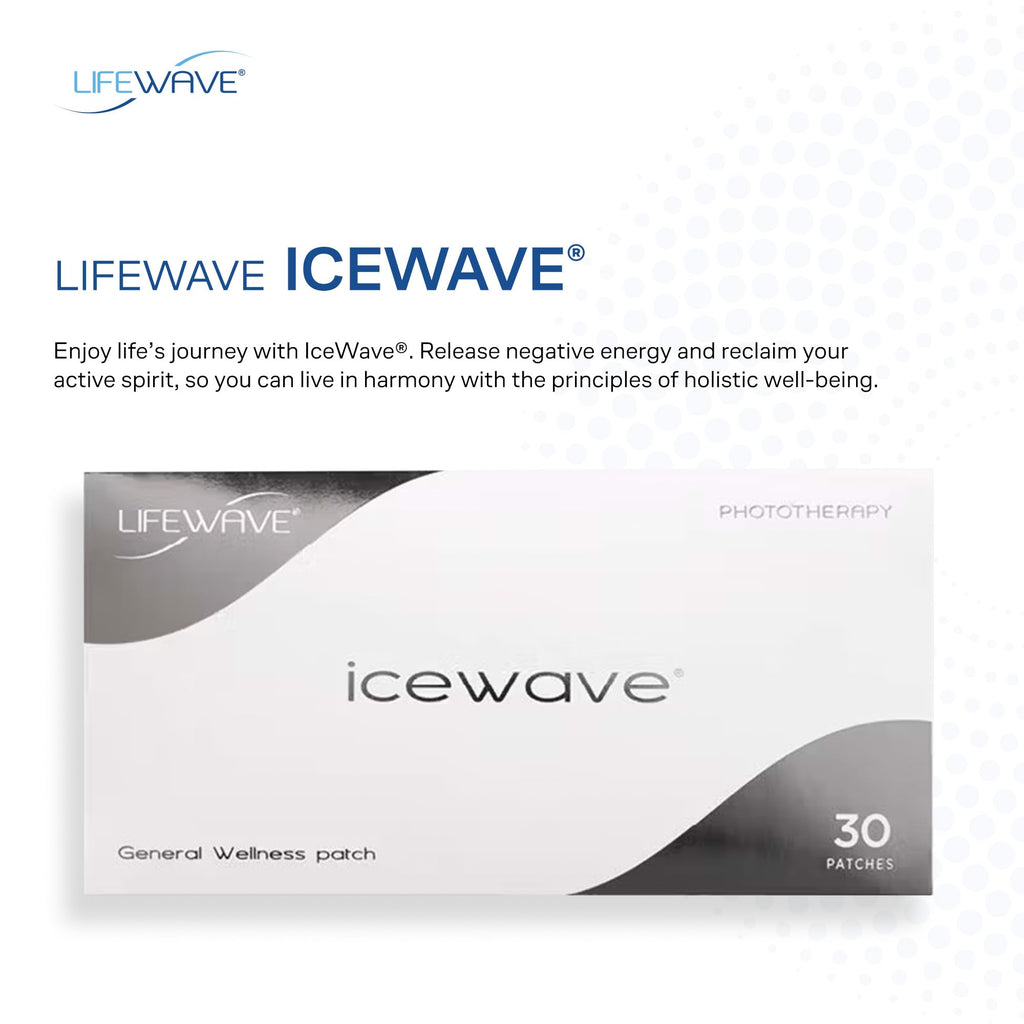LifeWave IceWave Patches – Fast-Acting and Non-Addictive | No Drugs or Stimulants – 30 Patches (15 White, 15 Tan)