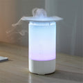 Lifgtzyn Essential Oil Diffuser for Home 100ml Humidifier – USB Powered, 7 LED Lights, Auto Shut-Off, White