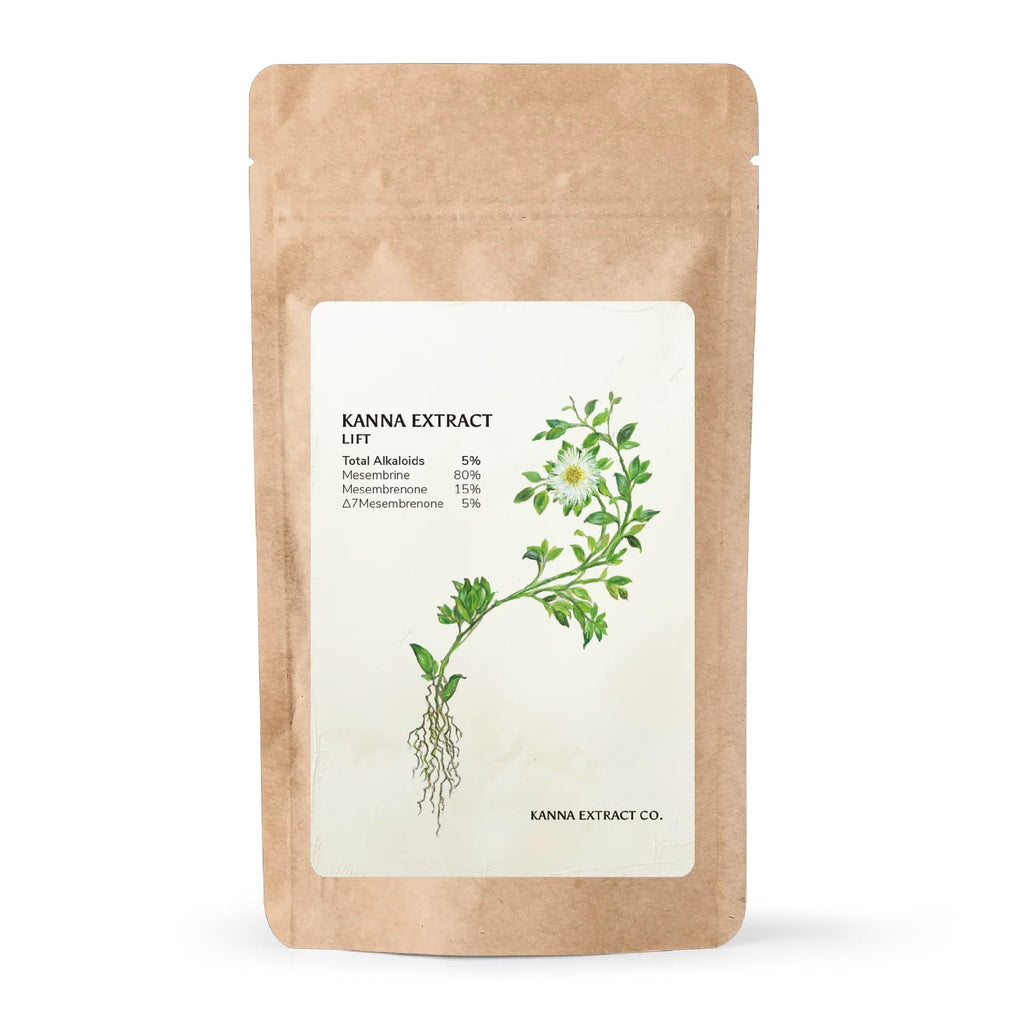Lift Kanna Extract Powder – 5% Alkaloids, 80% Mesembrine | Lab Tested