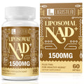 LIGUSTERI 1500 MG Liposomal NAD+ | 98%+ Absorption | NAD+ Supplement for Energy, Aging Defense, Longevity | 60 Softgels