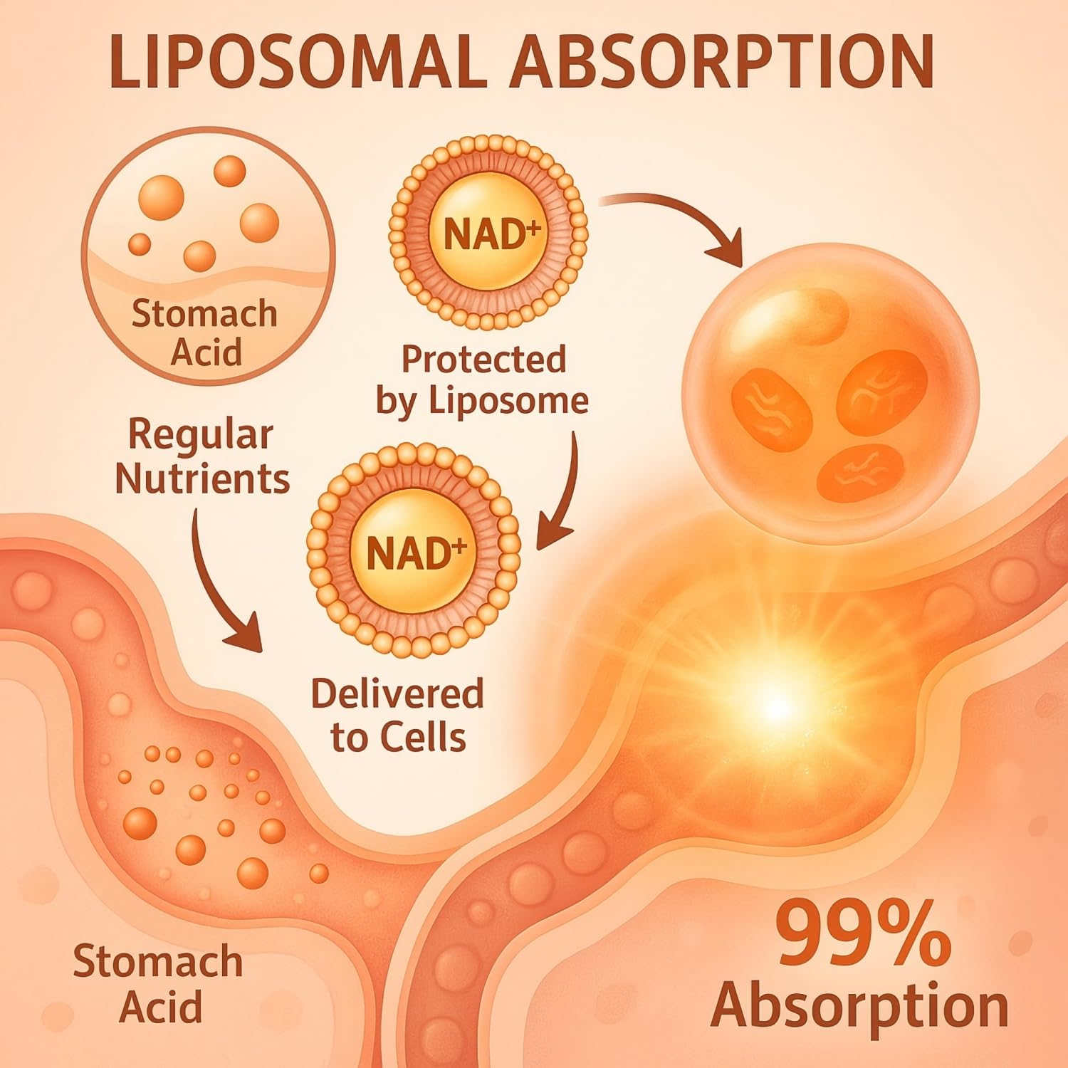 LIGUSTERI 1500 MG Liposomal NAD+ + TMG — 360 Softgels